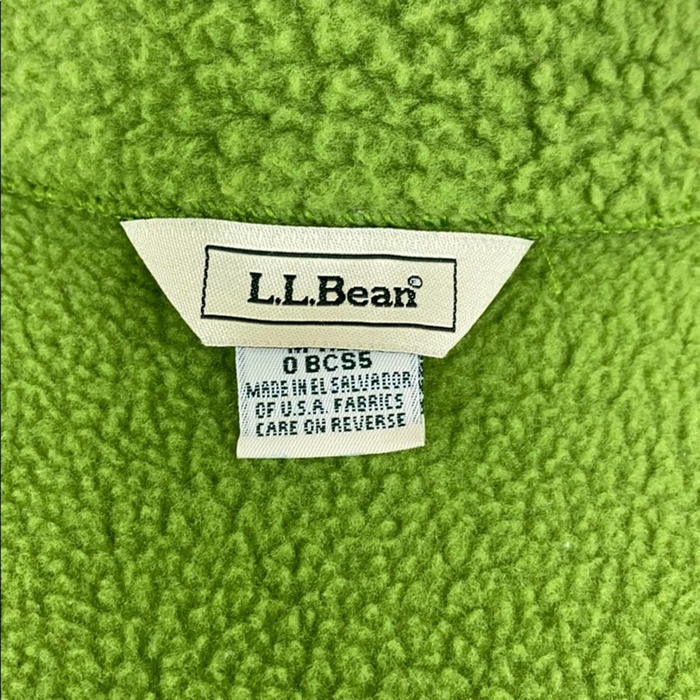 LL BEAN: Fleece Jacket - Picture 6 of 8